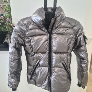 Men's Silver Puffer Jacket